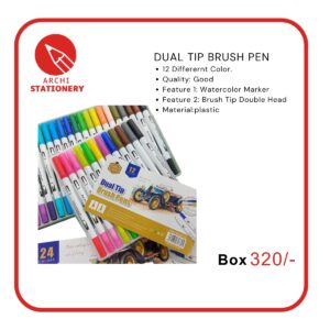 Dual-Tip-Brush-Pen